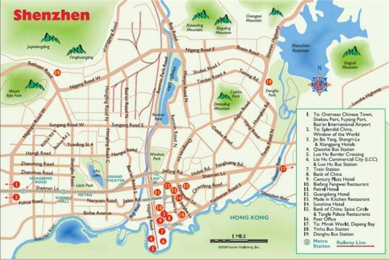 térkép Shenzhen vásárlás