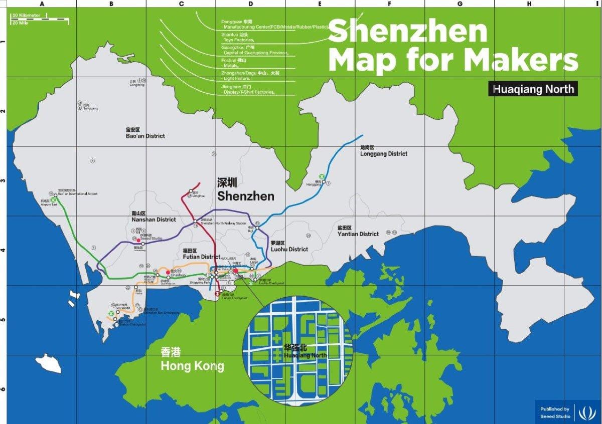 térkép Shenzhen térkép készítői