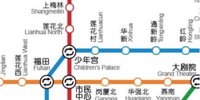 Térkép Shenzhen north station