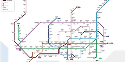 Shenzhen mtr térkép