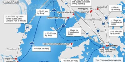 Térkép zhuhai kompkikötő